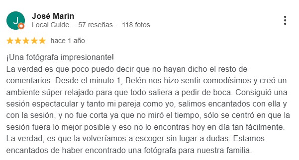 reseña fotografa de familia de barcelona